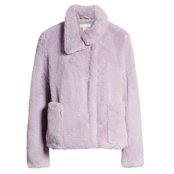 leith faux fur jacket